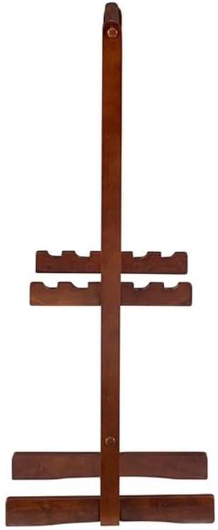 Pemberly Row Transitional Solid Wood Five Piece Tray Table Set in Hazelnut Brown