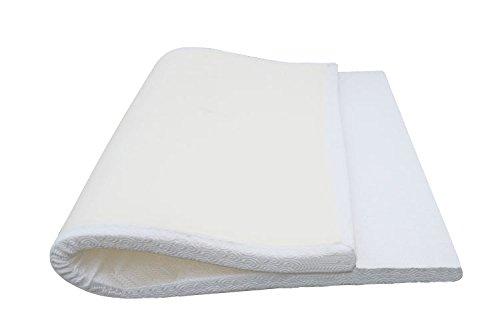 Spring Coil 2-Inch High Density Foam Topper,Adds Comfort to Mattress, Queen Size, 1
