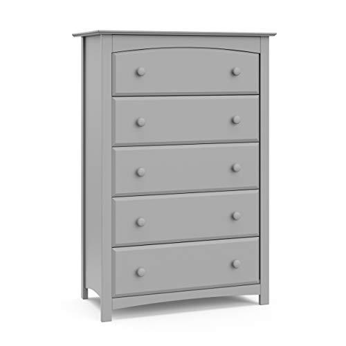 Pebble Gray Kenton 5-Drawer Nursery Chest