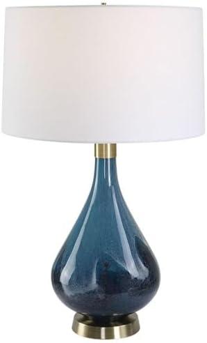 Uttermost Riviera 27 3/4" High Sapphire Navy Blue Glass Table Lamp