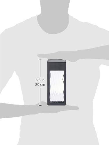 Classy Caps Black Powder Coated Aluminum Solar Powered Integrated LED Metal Deck Light (Set of 2)
