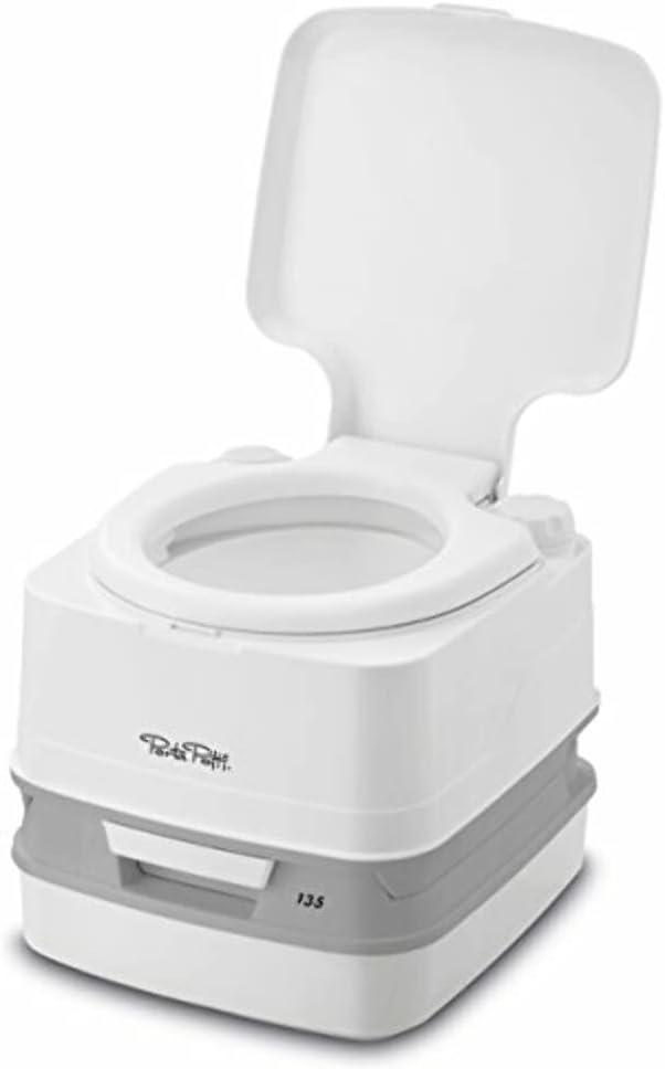 Thetford 92860 135 2.6 Gallon Porta Potti with Rotating Pour Spout, White