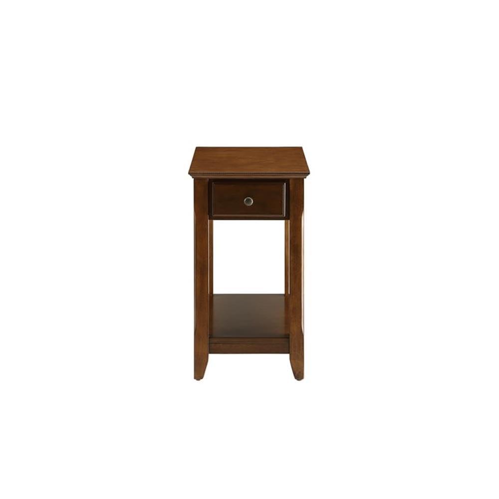 Smart Looking Side Table Walnut Brown - Saltoro Sherpi