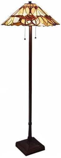 Amora Lighting  Tiffany Style Mission Floor Lamp