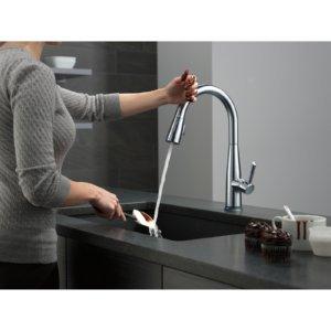 Essa Pull Down Single Handle Kitchen Faucet with MagnaTite Docking and Touch2O Technology