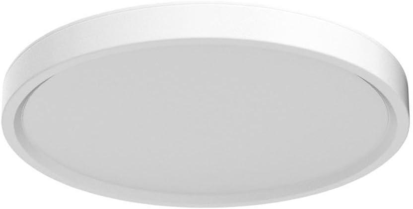 12 Inch LED Flush Mount Ceiling Light Fixture, 5000K Daylight White, 3200LM, 24W, Flat Modern round Lighting Fixture, 240W Equivalent White Ceiling Lamp for Kitchens, Stairwells, Bedrooms.Etc.