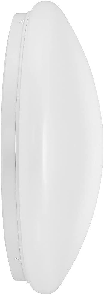 Luvoni by Maxxima 13 in. Smart WiFi LED Mushroom Light Ceiling Fixture, Dimmable, CCT 2000K-5000K, 1500 Lumens