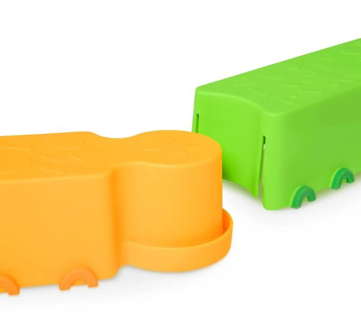 Battat Rainbow Ridge Balance Beams Active Playset with 10 Plastic Pcs, Toddler and Preschool Toys