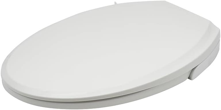 Slim White Non-Electric Plastic Bidet Seat for Elongated Toilets