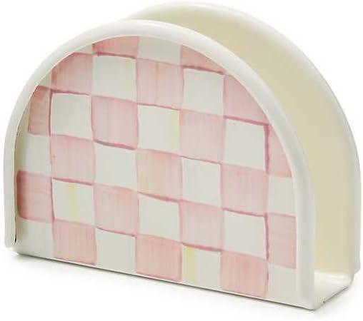 Rosy Check Napkin Holder