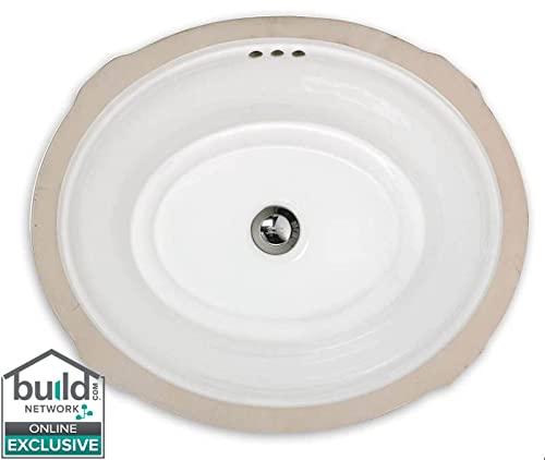 American Standard 0484.000 Estate 19-1/8" Undermount Fireclay Bathroom Sink - White