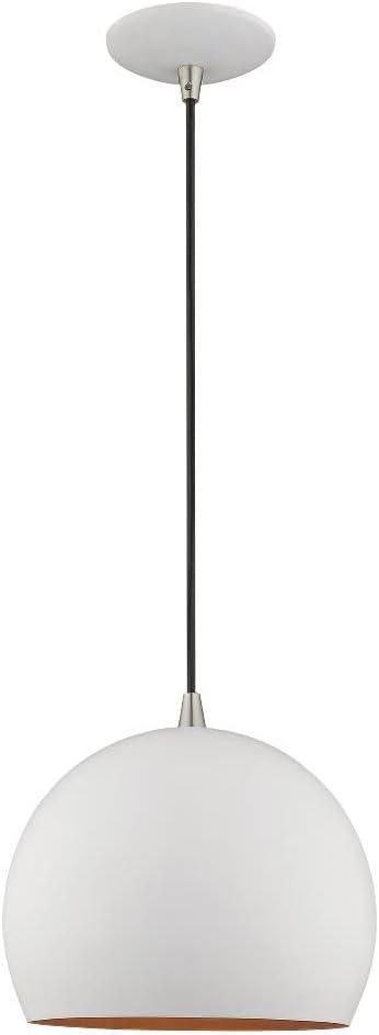 Schultz Single Light Metal Dimmable Pendant