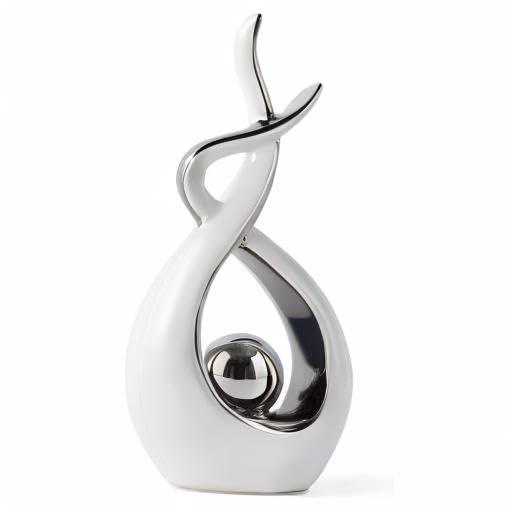 Home Decor Modern Abstract Art Ceramic Statue Table Decorations for Dining Room Living Room Office Centerpiece