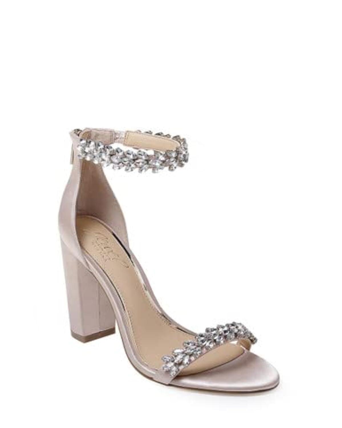 Jewel Badgley Mischka Mayra Ankle Strap Evening Shoe