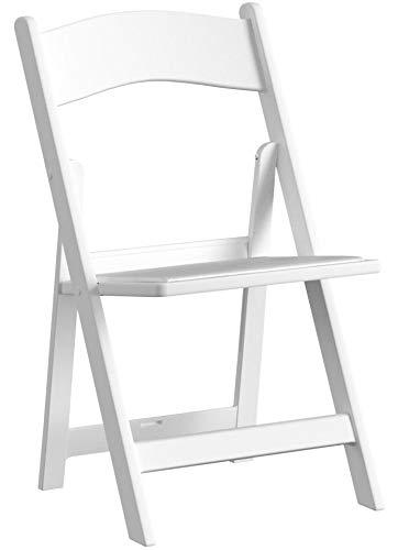 Inbox Zero Hercules Resin Folding Chair - 800LB Weight Capacity Event Chair (Set of 2)