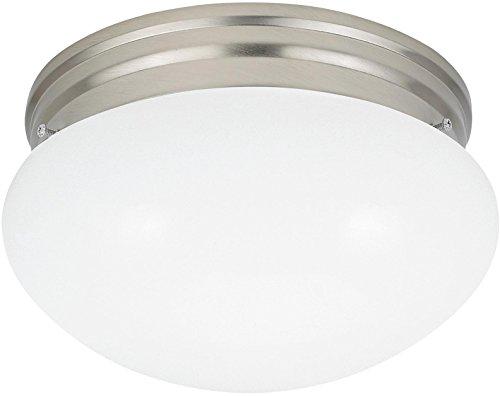 5328EN3-962-Generation Lighting-Sea Gull Lighting-One Light Close To The Ceiling in Traditional Style-10 Inch wide by 5.25 Inch high-Brushed Nickel