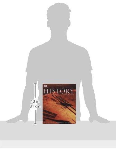 Large Hardcover Illustrated History Guide in Brown and Gold