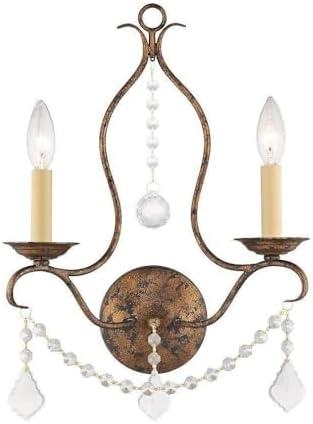 Livex Lighting - Chesterfield - 2 Light Wall Sconce in French Country Style - 12