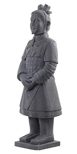 Arlmont & Co. Atas Warrior Weather Resistant Stone Garden Statue