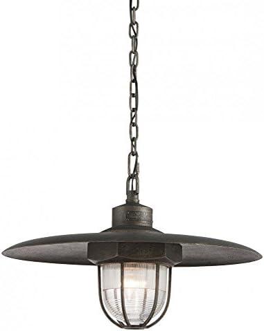 Acme 1 - Light Aged Pewter Single Pendant