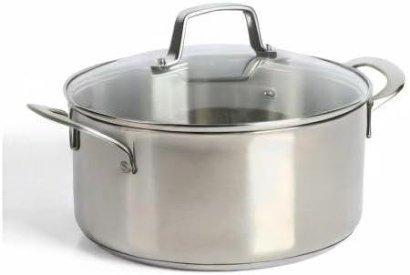 Martha Stewart 5 Quarts qt. Non-Stick Stainless Steel Round Dutch Oven