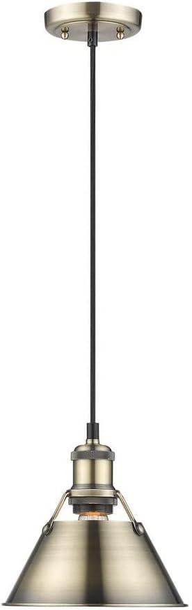 Orwell PW Mini Pendant - 7" in Pewter with Pewter Shade