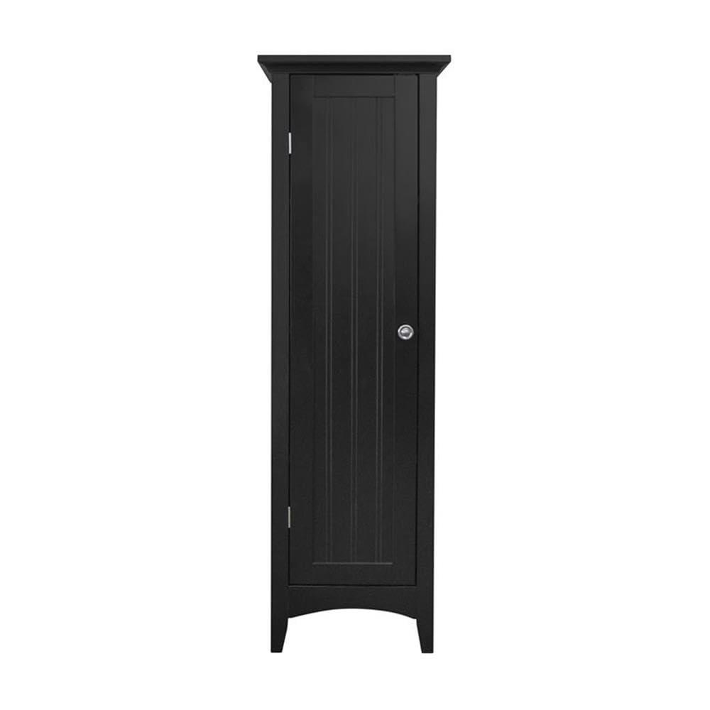 OS Home & Office One Door Kitchen Storage Pantry in Black