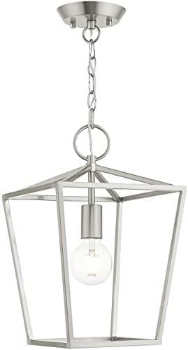 Livex Lighting Devonshire 1 - Light Pendant in  Brushed Nickel