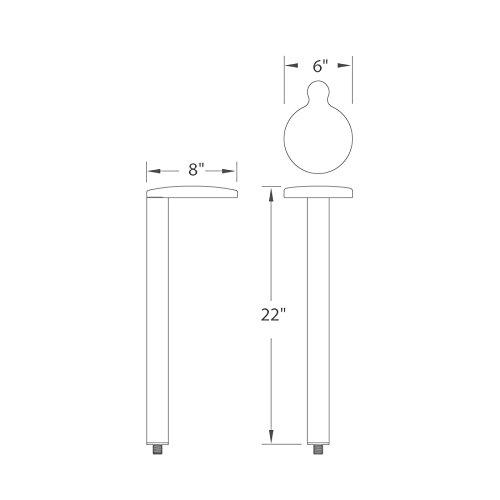 Low Voltage Metal Pathway Light