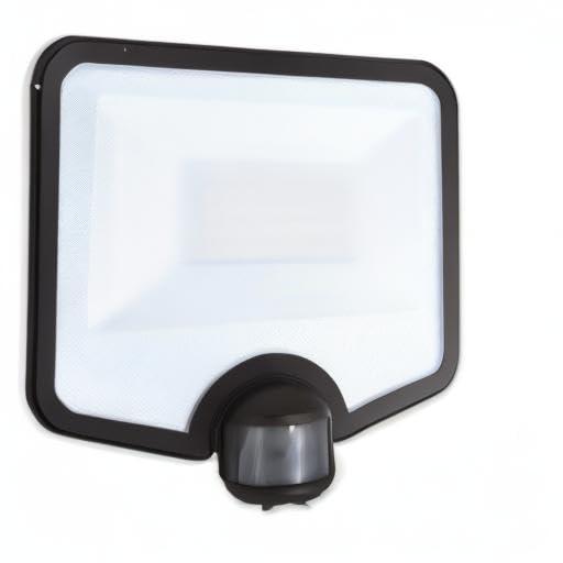 Good Earth Lighting Hyper Bright LED Motion Activated Security Flood - Bronze, 2000 or 7000 Selectable Lumens, 3000K/4000K/5000K Color Selectable Temperature, IP65 Rated