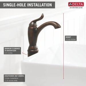 Linden™ Single Hole Bathroom Faucet with Diamond Sea Technology