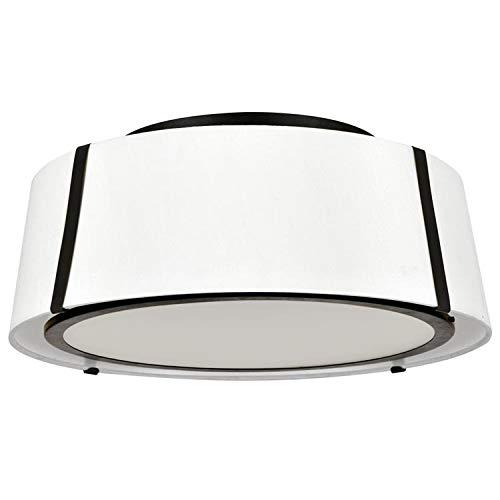 Crystorama Fulton 3 Light Matte Black Semi Flush Mount