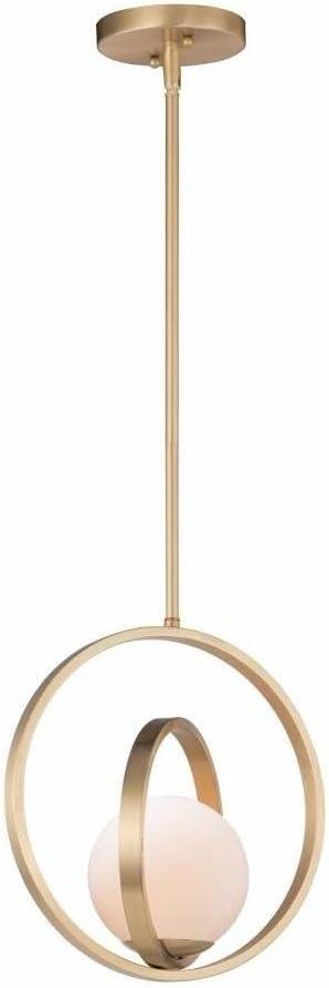 26052SWSBR-Maxim Lighting-Coronet - 12 Inch 1 Light Pendant-Satin Brass Finish