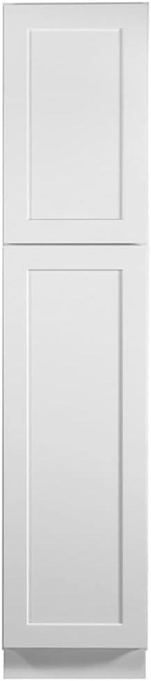 Design House 613588 Brookings Fully Assembled Shaker Style Pantry Kitchen Cabinet 18x84x24, White