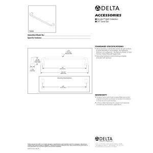 Dryden Wall Mounted Towel Bar