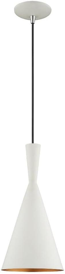 Livex Lighting Waldorf 1 - Light Chandelier in  White