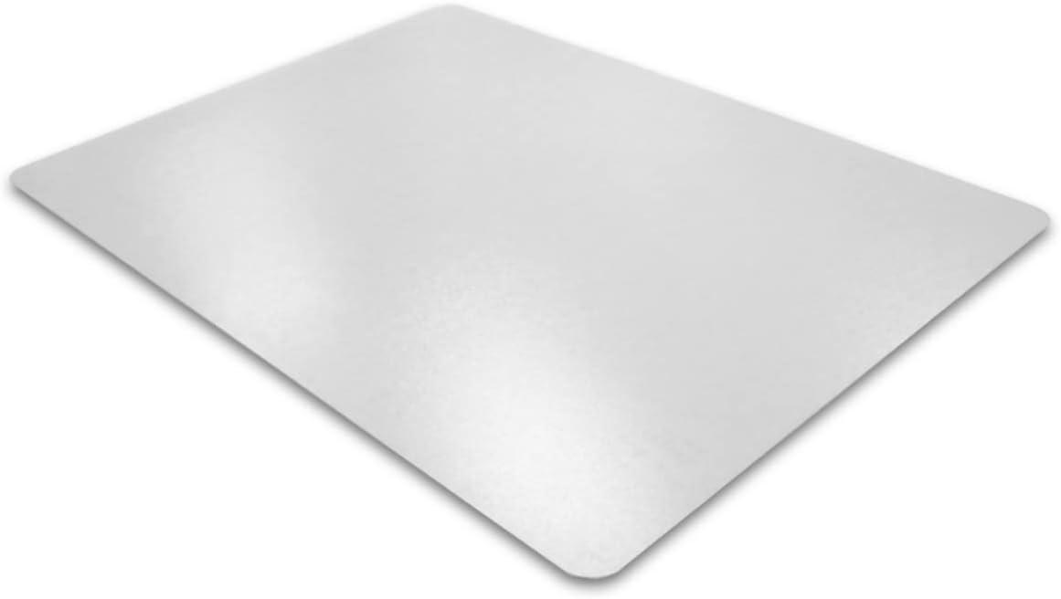 Floortex Valuemat Vinyl Rectangular Chair Mat for Hard Floor