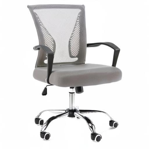 Modern Home Zuna Mid-Back Office Chair - Black/Gray