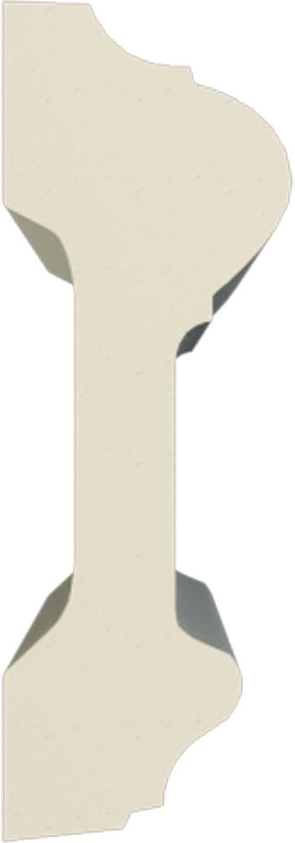 Ekena Millwork 3 5/8"H x 1 1/4"P x 94 1/2"L Bedford Chair Rail (Set of 2)