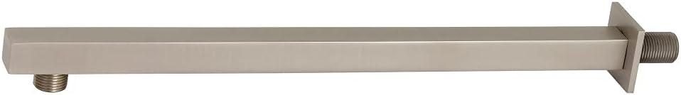 Kingston Brass Kingston Brass Shower Scape 15-3/4-Inch Rain Drop Square Shower Arm with Square Flange K4165