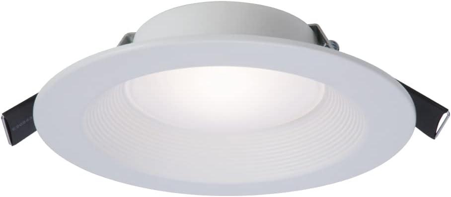 Halo 6in Matte White Energy Star LED Downlight with Color Select