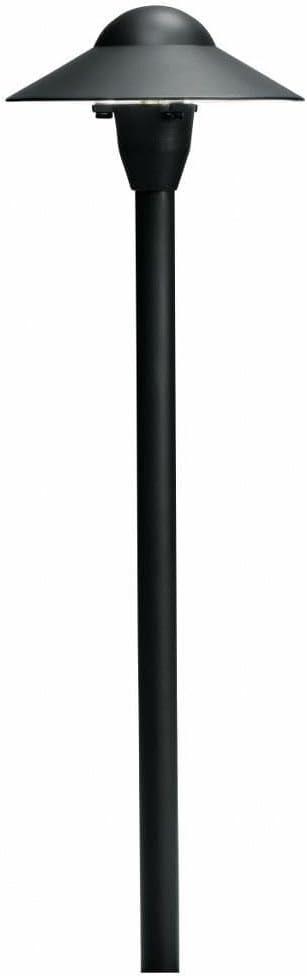 Kichler 21"H Dome Textured Black Dome Landscape Path Light