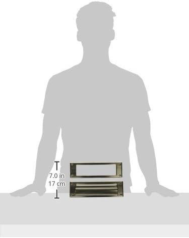 Baldwin 10 in x 3 in Brass Mail Slot