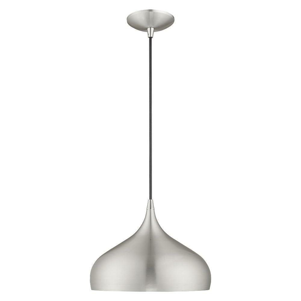 Livex Lighting Amador 1 - Light Pendant in  Shiny White