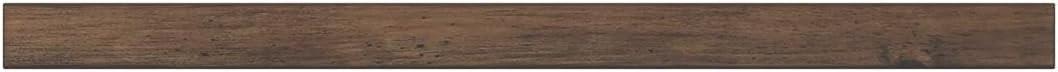 VASAGLE Floating Shelf Set of 2, for Photos, Decorations, in Living Room, Kitchen, Hallway, Entryway, Bathroom, Rustic Brown ULWS026X02