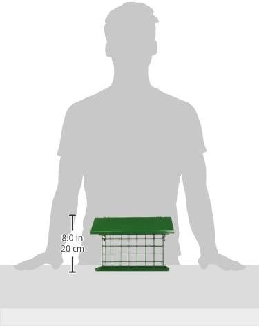 C & S Products EZ Fill Deluxe Suet Feeder, Green
