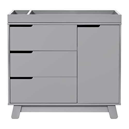 Hudson Modern 3-Drawer GreenGuard Certified Dresser with Changing Table