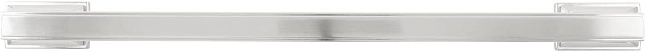 Belwith Keeler B078830-SN Brownstone Collection Appliance Pull 12 Inch Center to Center Satin Nickel Finish