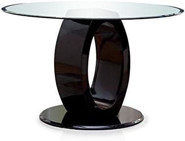 Bowery Hill Round Dining Table in Black