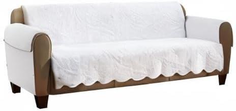 Sure Fit Heirloom Quilt Furniture Cover Cotton Box Cushion Sofa Slipcover